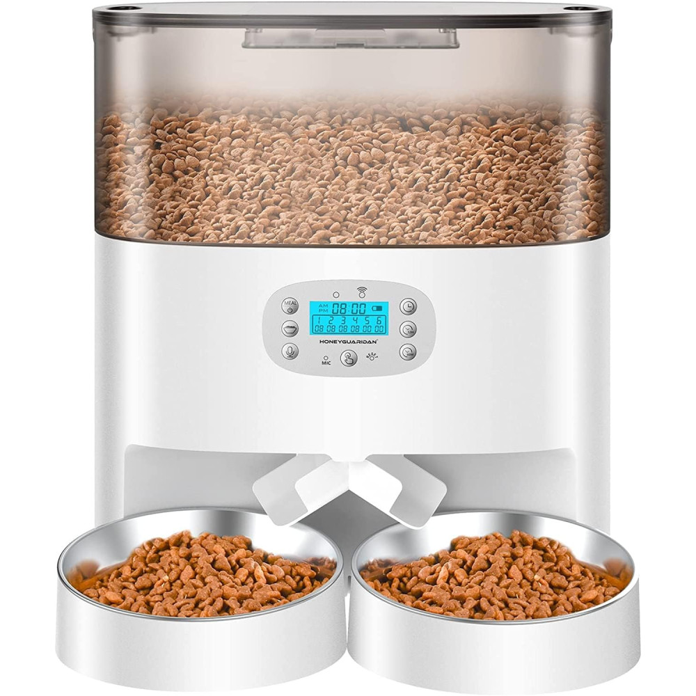 Honey Guaridan 6L Automatic Feeder - For 2 Cats and Dogs