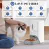 2.4G WiFi Automatic Cat Feeder w/ Double Hoppers