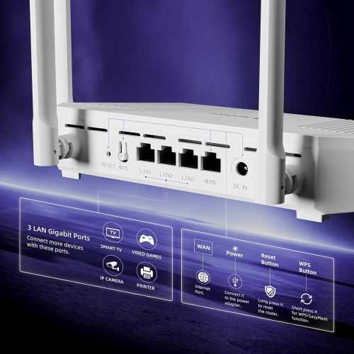 AX1500 Dual Band WiFi 6 Router with Smart Features and Security | TekChoice Electronics