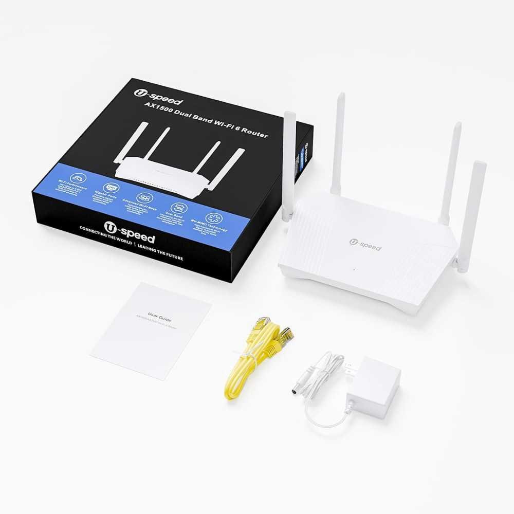 AX1500 Dual Band WiFi 6 Router with Smart Features and Security | TekChoice Electronics