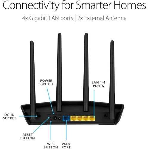 RT-AX55 WiFi 6 Gigabit Router with Advanced Features | TekChoice Electronics