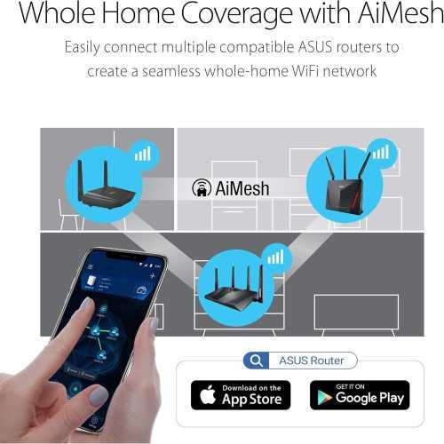 RT-AX55 WiFi 6 Gigabit Router with Advanced Features | TekChoice Electronics