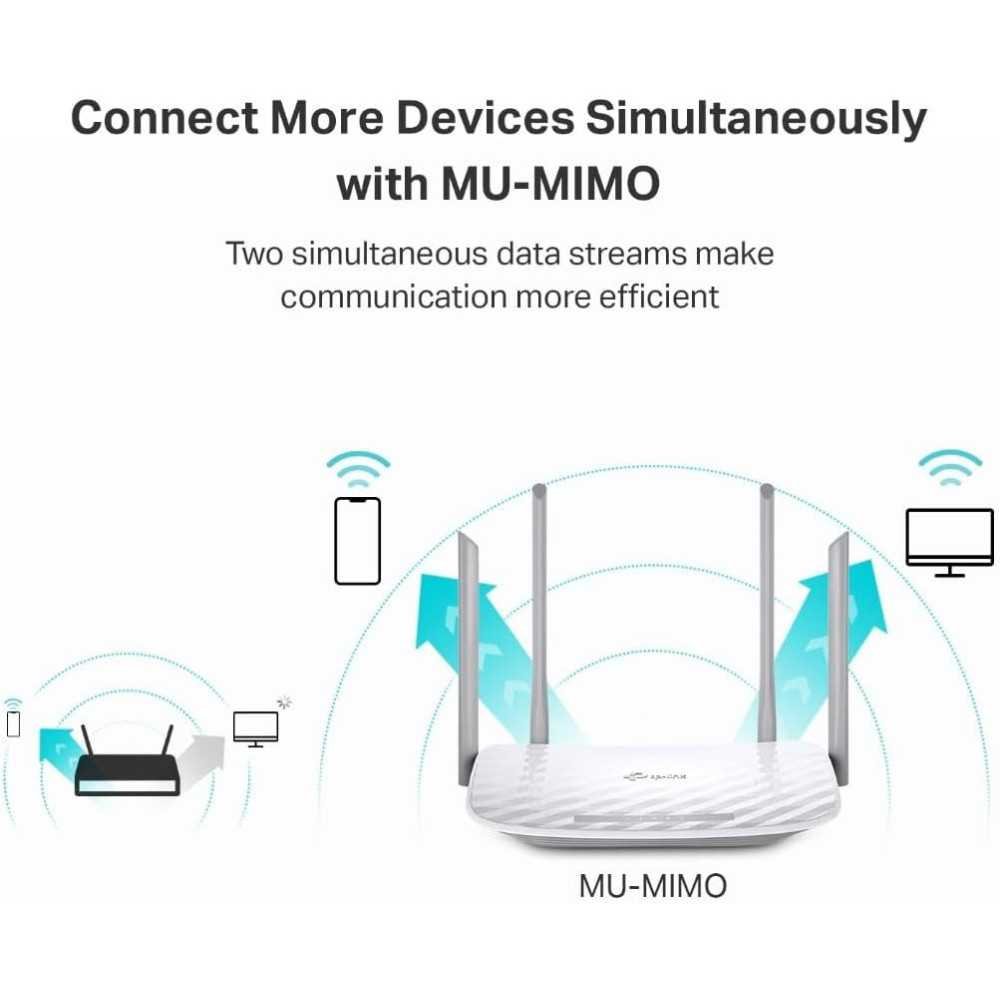 Archer AC1200 WiFi Router Fast Speeds, Guest WiFi, and Security Features | TekChoice Electronics