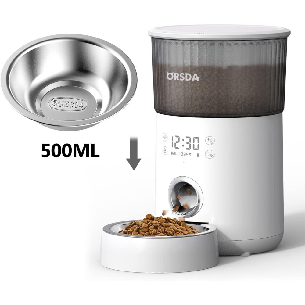ORSDA Automatic Pet Feeder w/ Programmable Timer