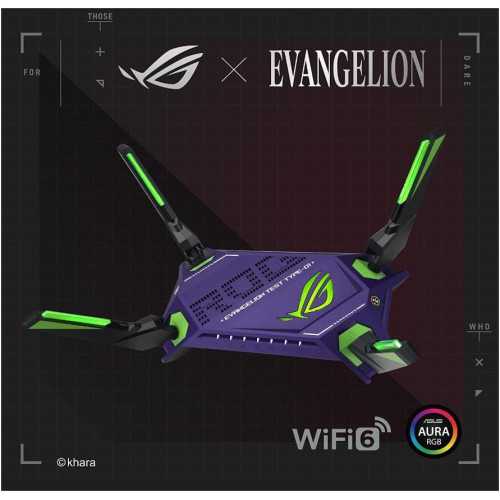 ROG Rapture GT-AX6000 EVA Edition with WiFi 6 Router for Unbeatable Performance and Security | TekChoice Electronics