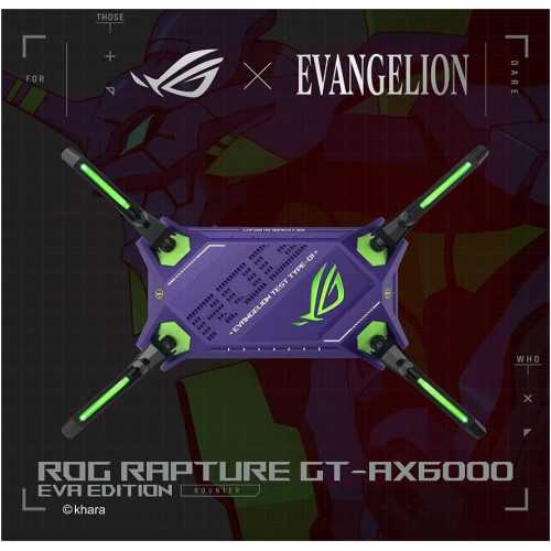 ROG Rapture GT-AX6000 EVA Edition with WiFi 6 Router for Unbeatable Performance and Security | TekChoice Electronics