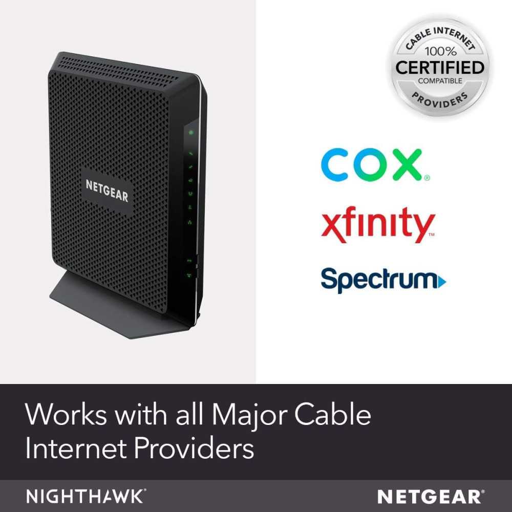 (Refurbished) Nighthawk C7000 Cable Modem WiFi Router Combo - Compatible with Top Cable Providers | TekChoice Electronics