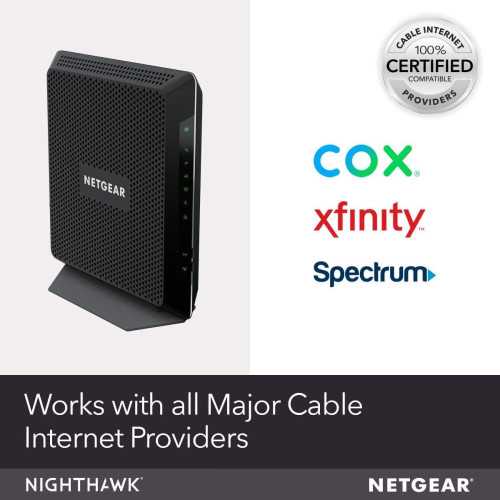 (Refurbished) Nighthawk C7000 Cable Modem WiFi Router Combo - Compatible with Top Cable Providers | TekChoice Electronics