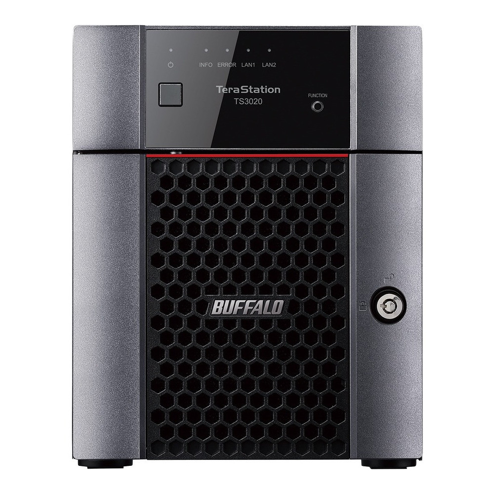 Buffalo TeraStation 3420DN 4-Bay Desktop NAS 8TB (4x2TB) with HDD NAS Hard Drives Included 2.5GBE
