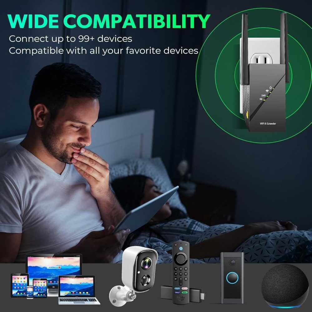 (2025) WiFi Extender Signal Booster for Lightning-Fast Internet Speeds and Connectivity Across 15k sq.ft | TekChoice Electronics