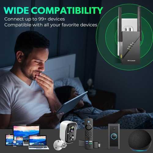 (2025) WiFi Extender Signal Booster for Lightning-Fast Internet Speeds and Connectivity Across 15k sq.ft | TekChoice Electronics