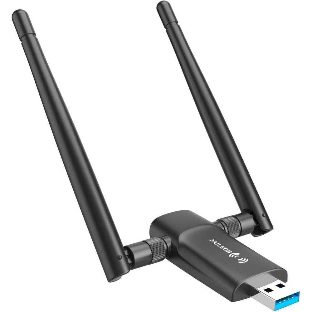 1200Mbps WiFi Adapter with Dual 5Dbi Antennas for Blazing Fast Internet Speeds on Any Windows OS | TekChoice Electronics