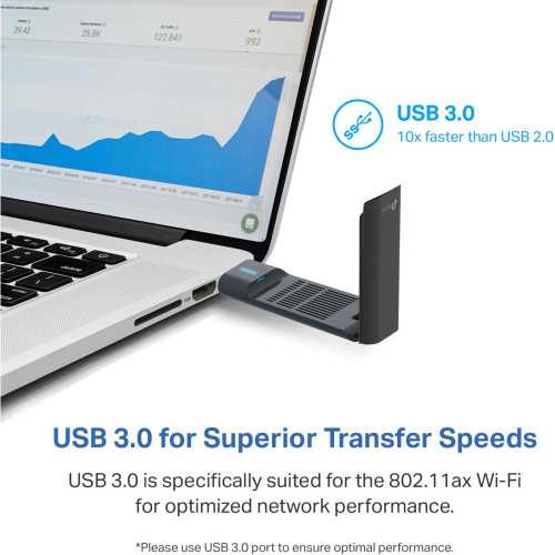AXE5400 WiFi 6E USB Adapter (Archer TXE70UH) | TekChoice Electronics