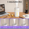 Portable USB 3 Mist Modes Super Quiet Humidifier