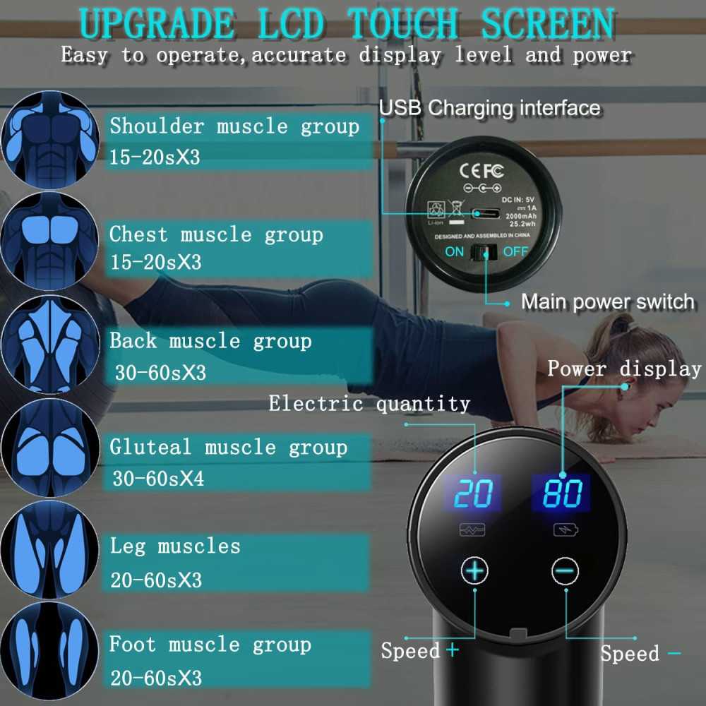 Percussion Massage Gun for Effective Pain Relief and Recovery | TekChoice Electronics