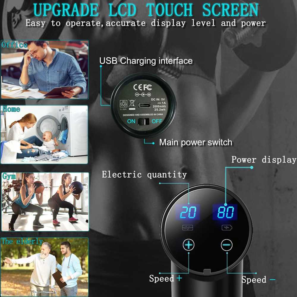 Percussion Massage Gun for Effective Pain Relief and Recovery | TekChoice Electronics