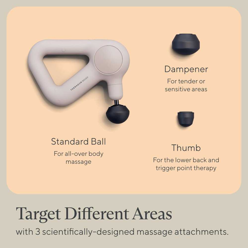Relief Handheld Percussion Massage Gun | TekChoice Electronics