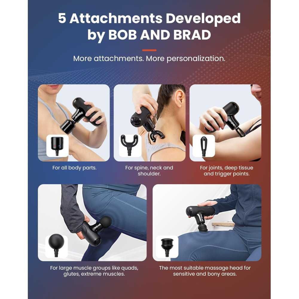 Pocket-Sized Pro Mini Massage Gun for Deep Tissue Relief with Heat and Cold Option | TekChoice Electronics