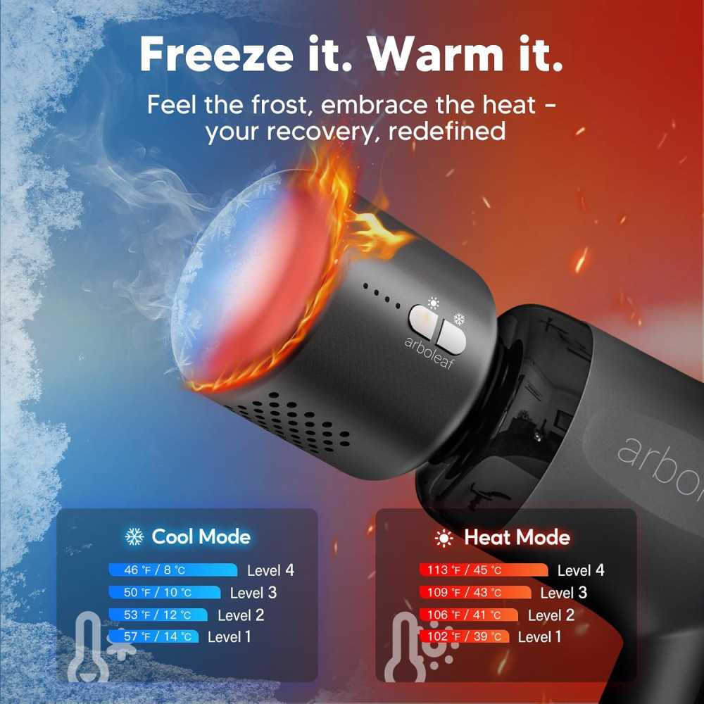 Mini Massage Gun with Heat & Cold Therapy | TekChoice Electronics