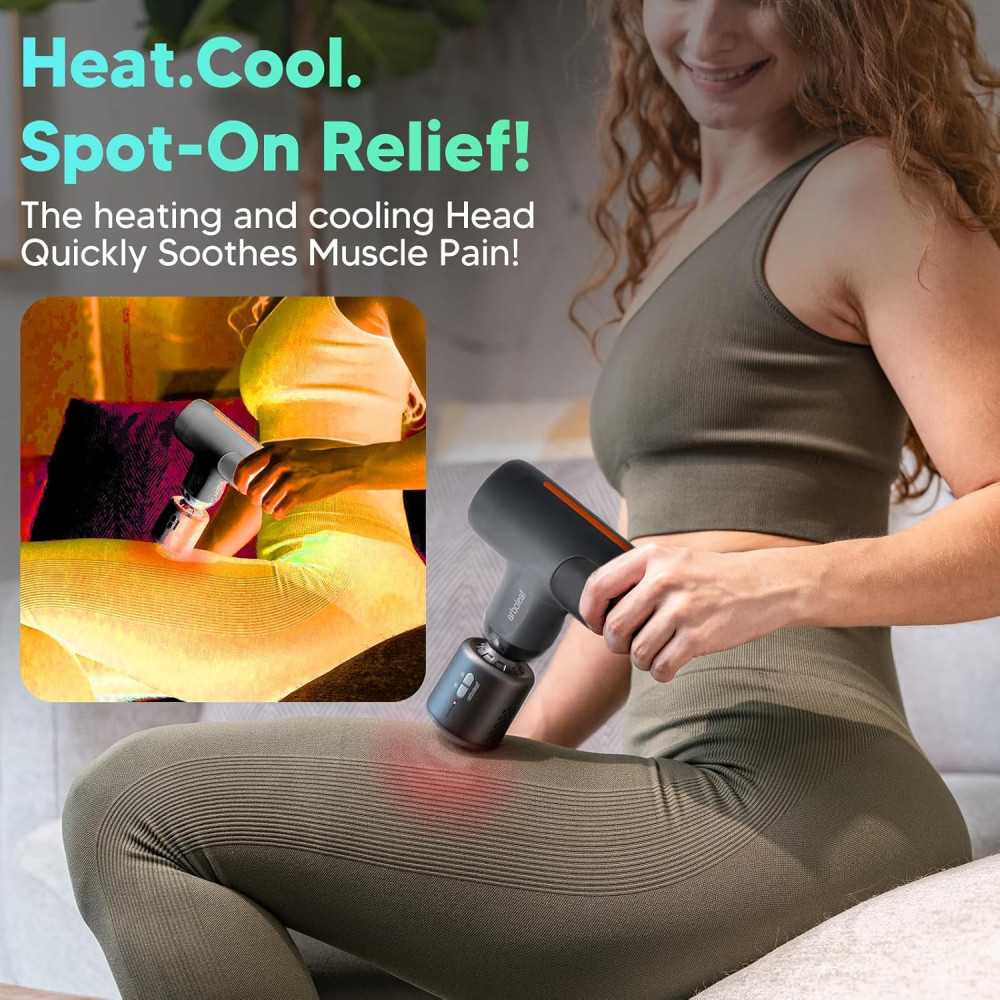 Mini Massage Gun with Heat & Cold Therapy | TekChoice Electronics