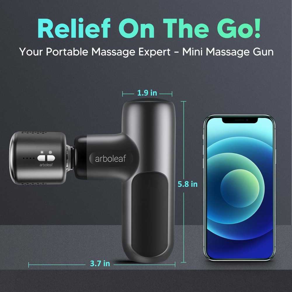 Mini Massage Gun with Heat & Cold Therapy | TekChoice Electronics