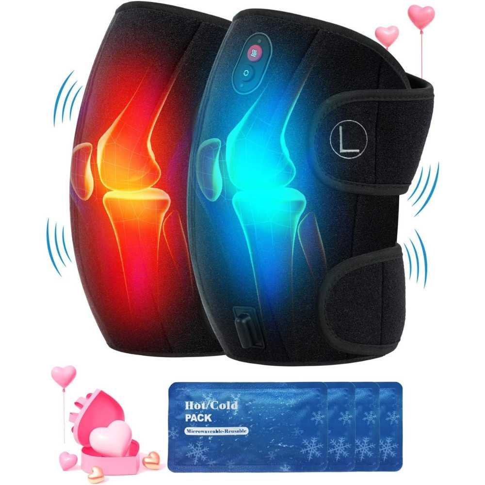 Knee Massager with Heat/Cold for Pain Relief and Comfort | TekChoice Electronics