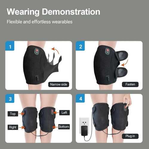 Knee Massager with Heat/Cold for Pain Relief and Comfort | TekChoice Electronics