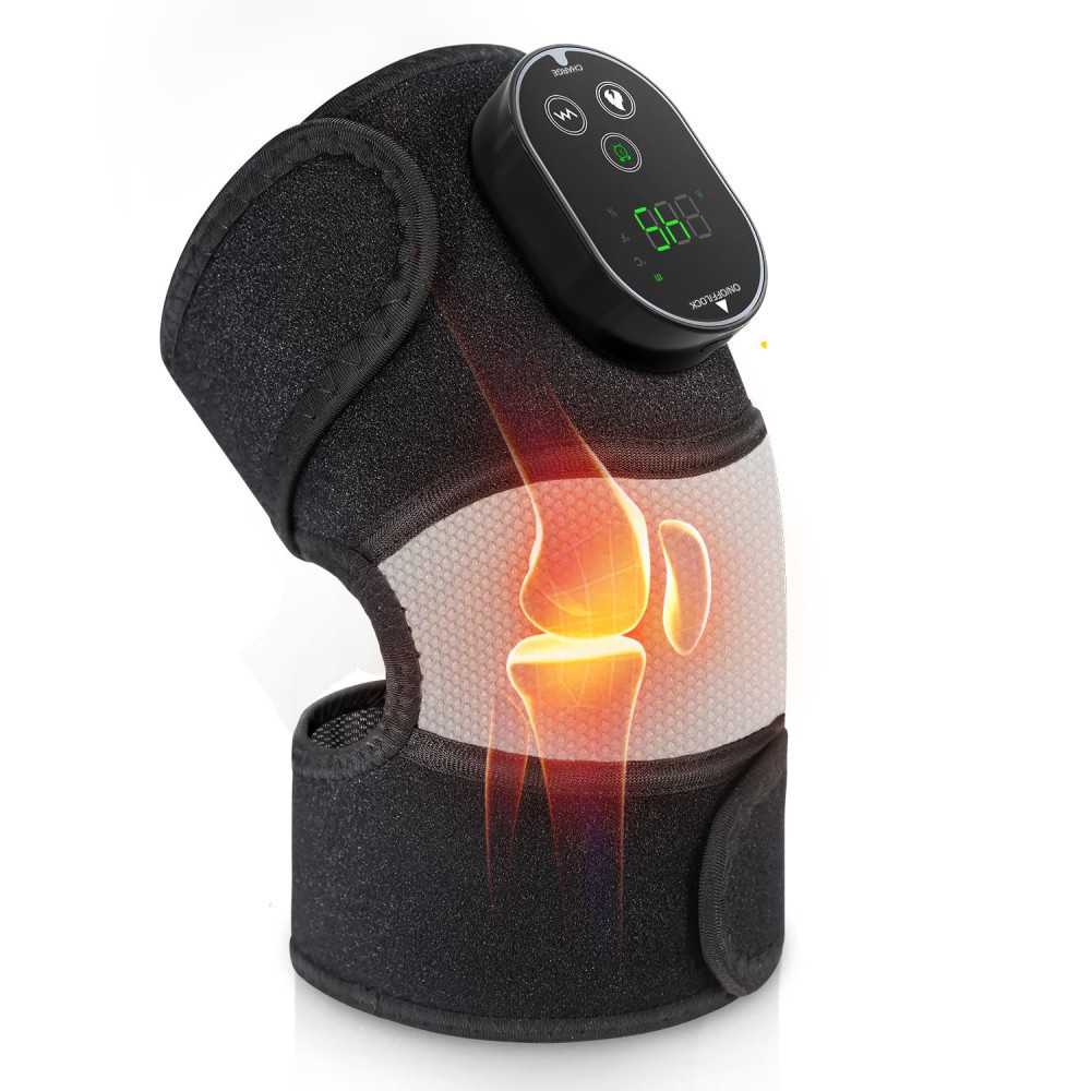 Cordless 3-in-1 Knee Brace with Heat, Massage, and Vibration Therapy | TekChoice Electronics Cordless 3-in-1 Knee Brace with Heat, Massage, and Vibration Therapy | TekChoice Electronics