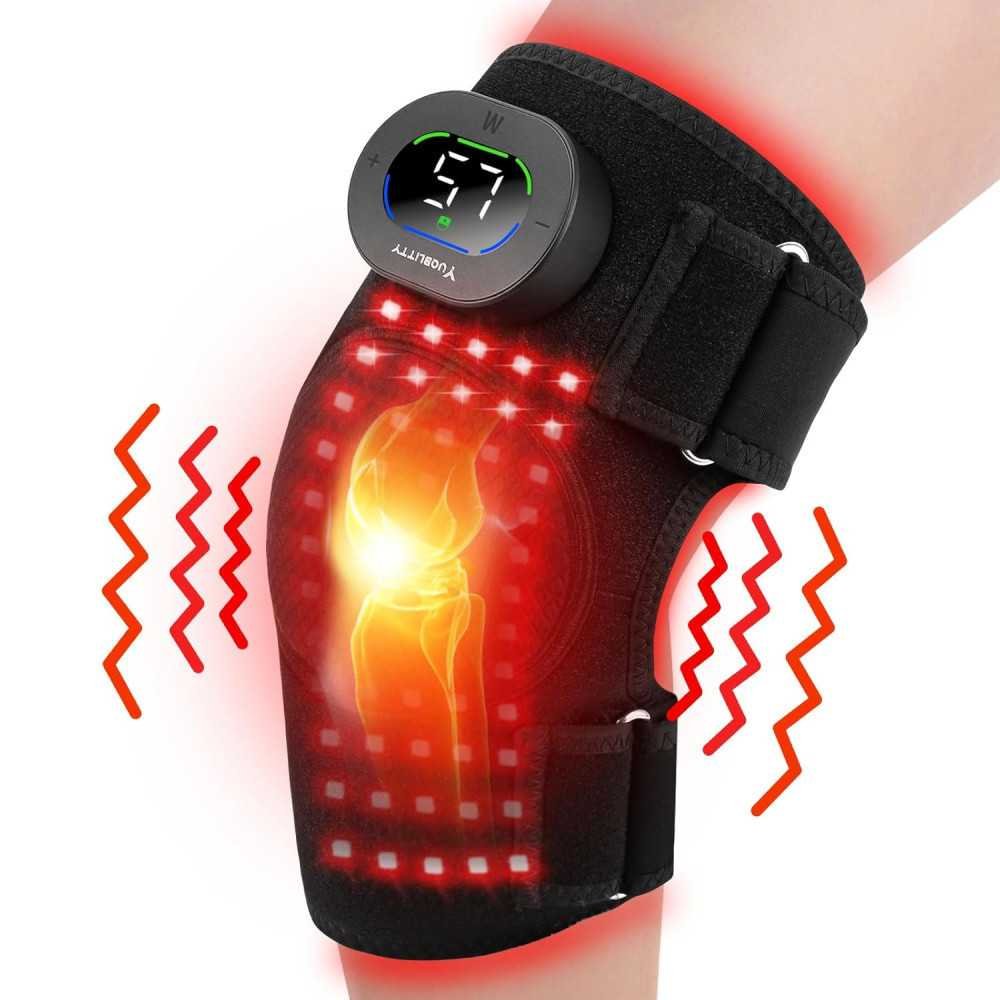 Advanced Red Light Therapy Knee Brace with Vibration Massage and Infrared Heat for Pain Relief | TekChoice Electronics