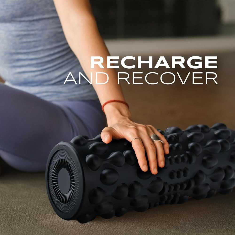 Deep Tissue Foam Roller Massage Companion with 5 Intensity Levels, USB Rechargeable, and Lightweight Design | TekChoice Electronics