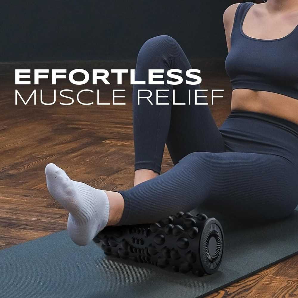 Deep Tissue Foam Roller Massage Companion with 5 Intensity Levels, USB Rechargeable, and Lightweight Design | TekChoice Electronics