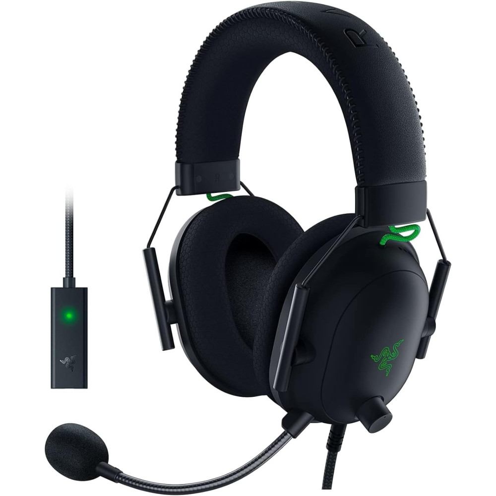 Razer Blackshark V2 Thx 7.1 Spatial Surround Sound Gaming Headset - Compatible w/ PC, PS4/PS5, Switch and Xbox