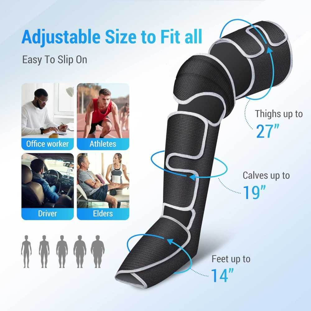 Circulation Boost with 3 Heat Settings, 3 Modes, and 3 Intensity Levels in our Full Leg and Foot Massager | TekChoice Electronics