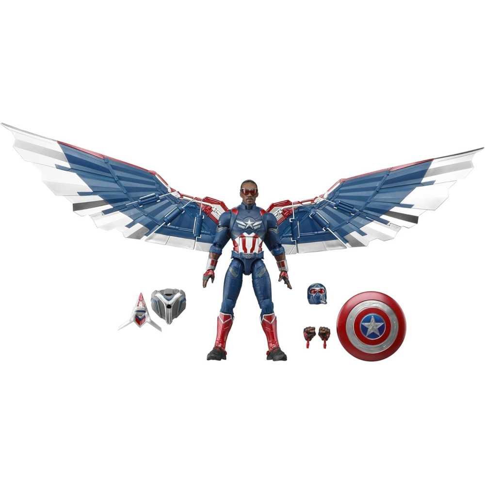 Marvel Legends Captain America: Brave New World Deluxe Collectible Action Figure | TekChoice Electronics