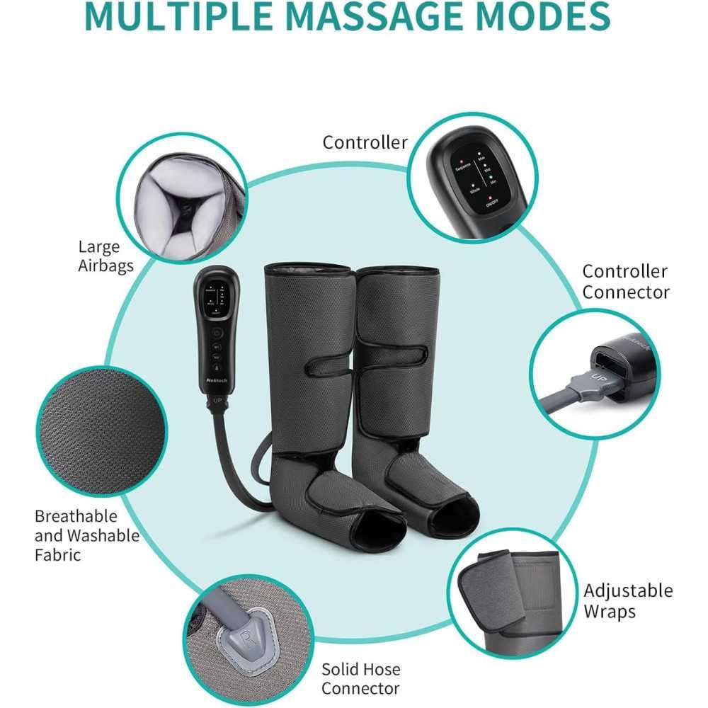 Air Compression Massager for Relaxation and Circulation at Home and Office | TekChoice Electronics