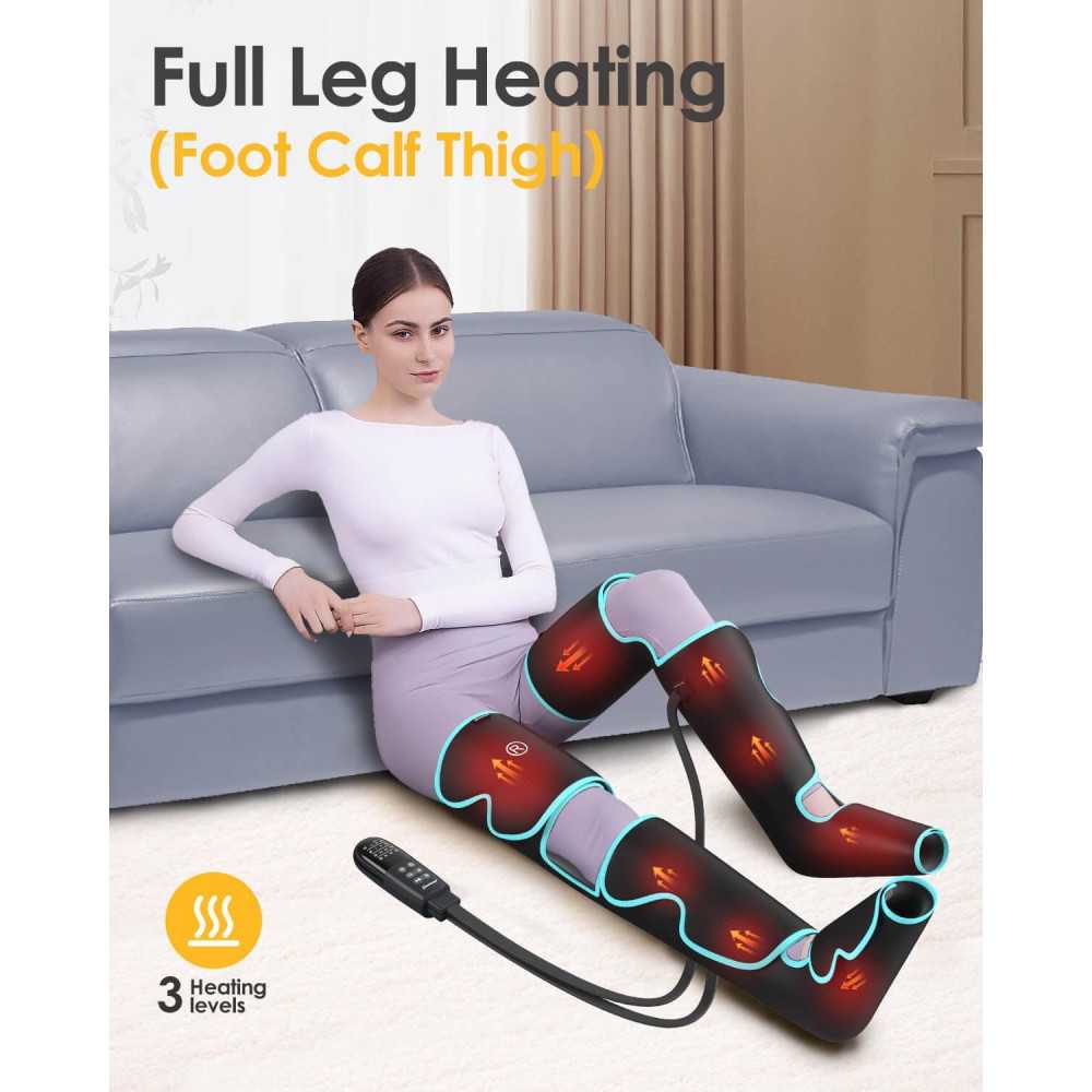3-in-1 Air Compression Massager with Full-Body Heating for Comfort and Pain Relief | TekChoice Electronics