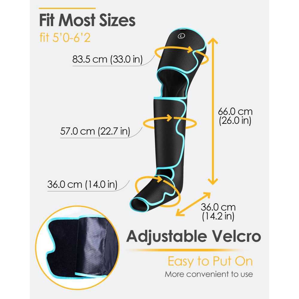 3-in-1 Air Compression Massager with Full-Body Heating for Comfort and Pain Relief | TekChoice Electronics