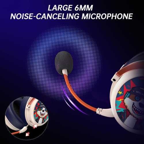 2.4GHz Wireless Gaming Headset with Bio-Dynamic Stereo Sound & 7.1 Surround Sound for PS5, PS4, PC, Switch, Phone, Pad, Laptop | TekChoice Electronics
