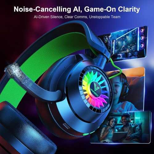 HW10 2.4GHz Bluetooth Gaming Headset with Noise Cancelling Microphone and 50Hr Battery Life | TekChoice Electronics