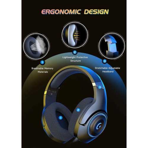 2.4GHz Wireless Gaming Headset for PS5 with Noise Canceling Microphone and 40-Hr Battery Life | TekChoice Electronics