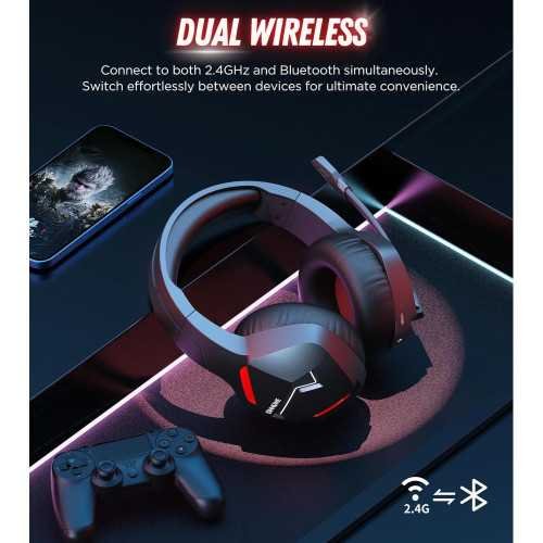Wireless Gaming Headset for PC, PS4, PS5, and More | TekChoice Electronics