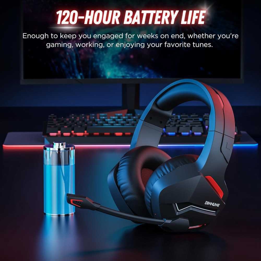 Wireless Gaming Headset for PC, PS4, PS5, and More | TekChoice Electronics
