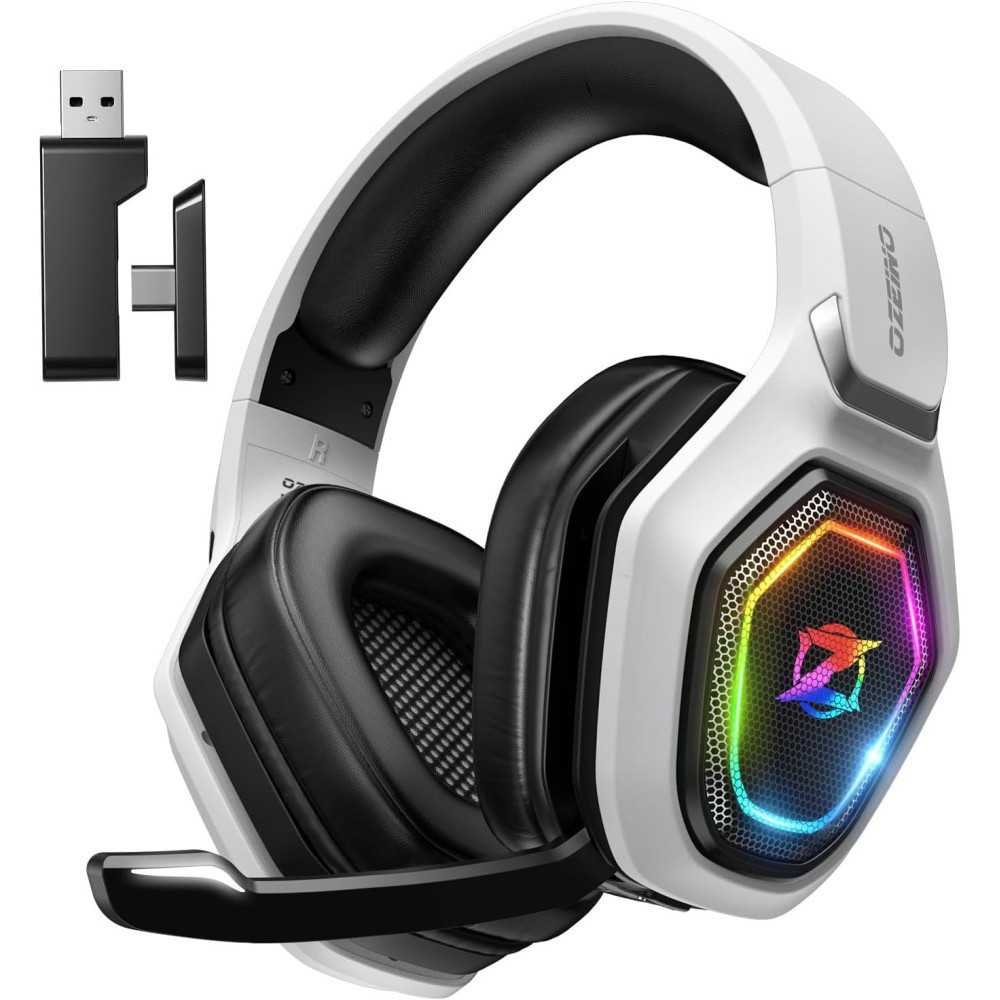 2.4GHz Wireless Headset with Lossless Audio & 40-Hr Battery Life for PC, PS5, PS4, Switch, and More | TekChoice Electronics 2.4GHz Wireless Headset with Lossless Audio & 40-Hr Battery Life for PC, PS5, PS4, Switch, and More | TekChoice Electronics