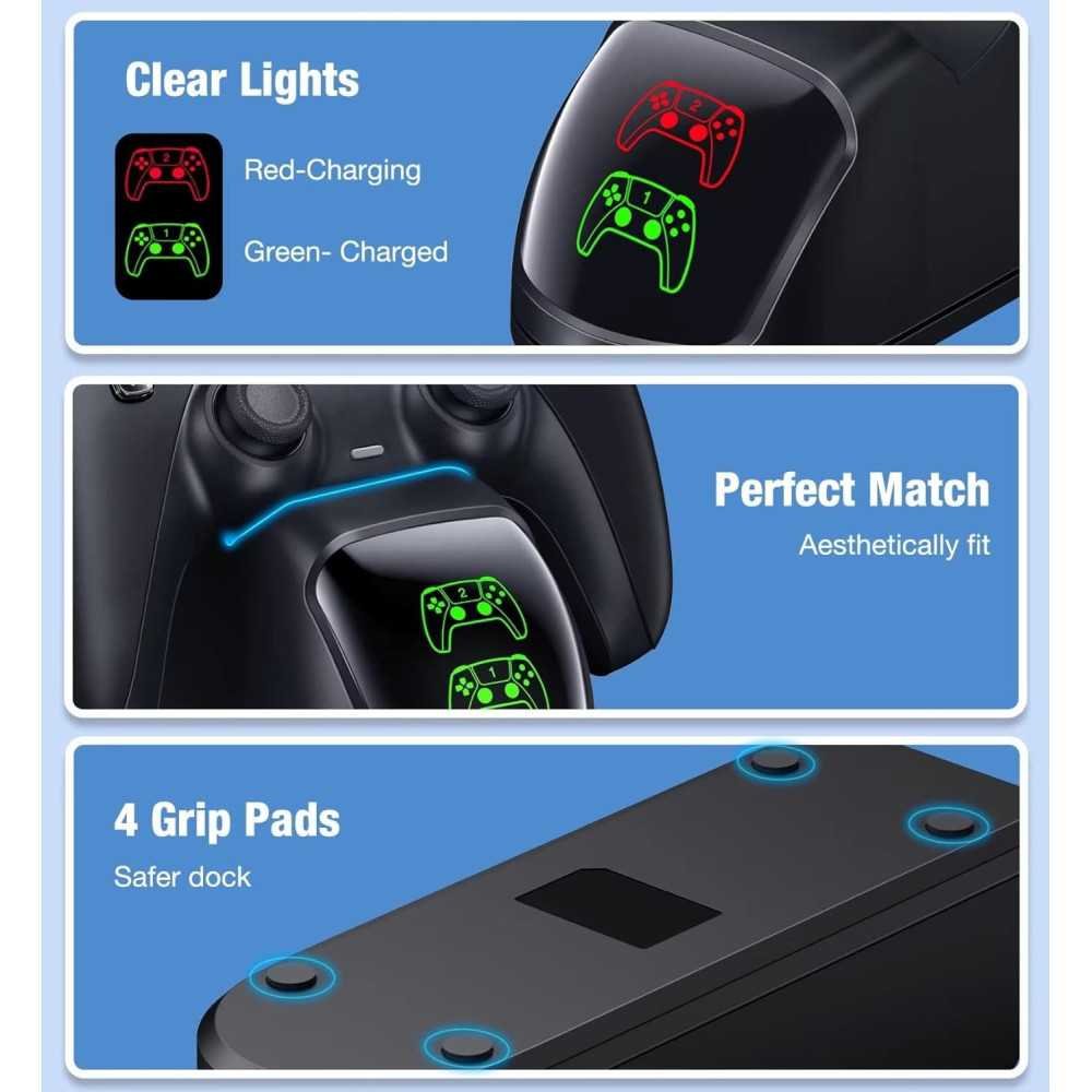 PS5 Dualsense Controller Charging Dock for Gamers | TekChoice Electronics