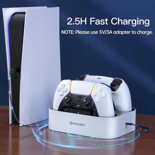 Dual Controller Charging Dock for PS5 + DualSense Edge Controller | TekChoice Electronics
