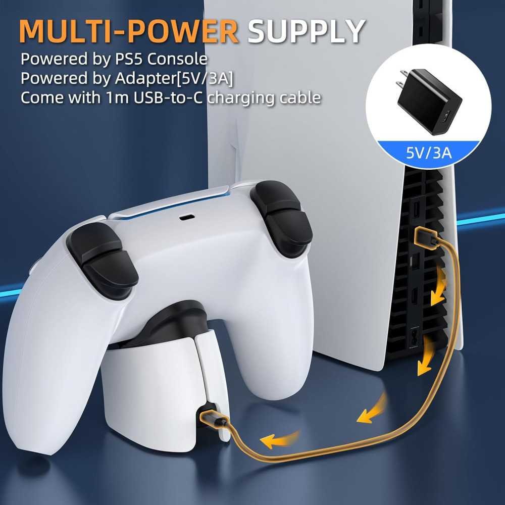 PS5 DualSense Edge Controller Charging Dock with Charger Indicator | TekChoice Electronics