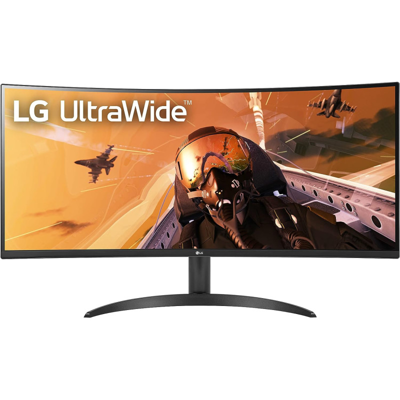 LG 34WP60C-B UltraWide QHD (3440x1440) 34 Inch - Curved Monitor
