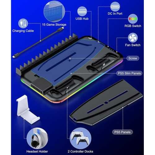 PS5 Cooling Station Kit, Controller Charging, and More | TekChoice Electronics