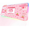 Pink Large Extended Glowing Led 31.5 x 12 Inch - Gaming Mouse Pad