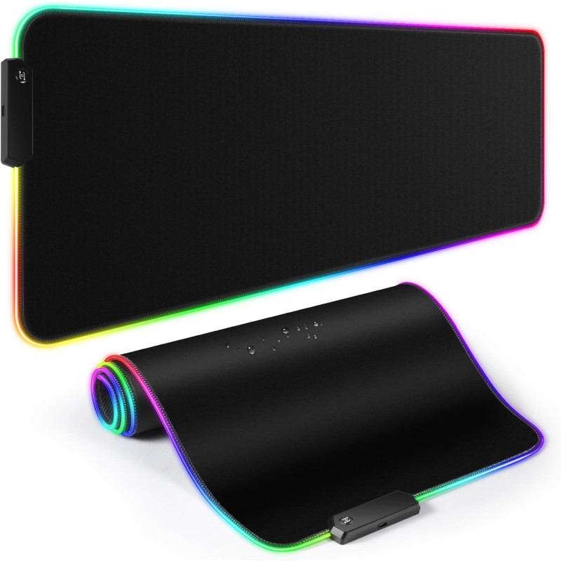 11 diverse RGB light up modes - Gaming Mouse Pad